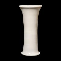 A Chinese Blanc-de-Chine Porcelain Beaker Vase, Huagu, 17th Century 明末清初 德化白瓷花觚
