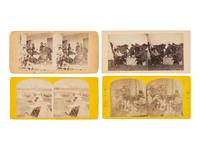 [CIVIL WAR]. 12 early war views featuring the 5th New York Regiment, "Duryea's Zouaves."
