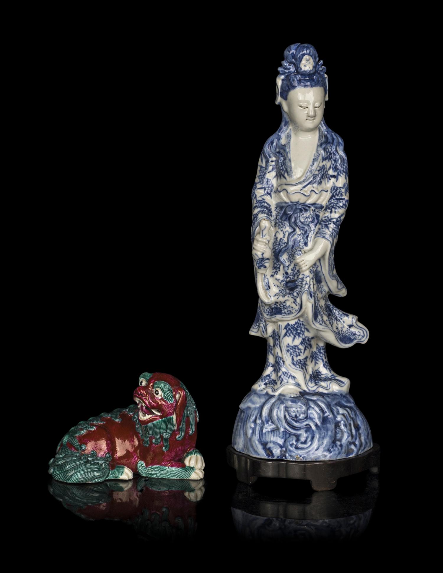 Two Chinese Porcelain Figures