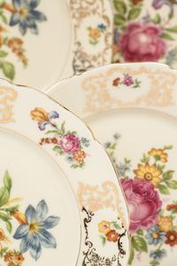 A Set of Twelve Continental Porcelain Plates