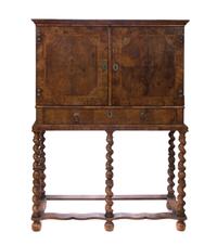 A William and Mary Walnut Chest on Stand, LATE 17TH CENTURY, Height 60 x width 45 x depth 18 inches. — LATE 17TH CENTURY,