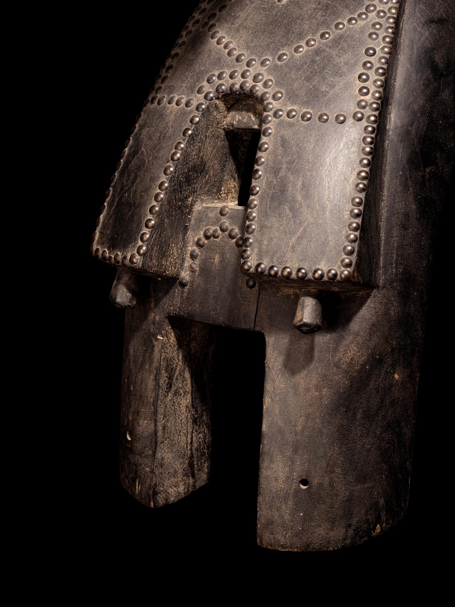 A Baga Wood Nimba Mask or Headdress