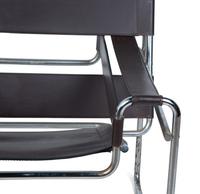 A Marcel Breuer Chrome and Leather Chair — 20TH CENTURY