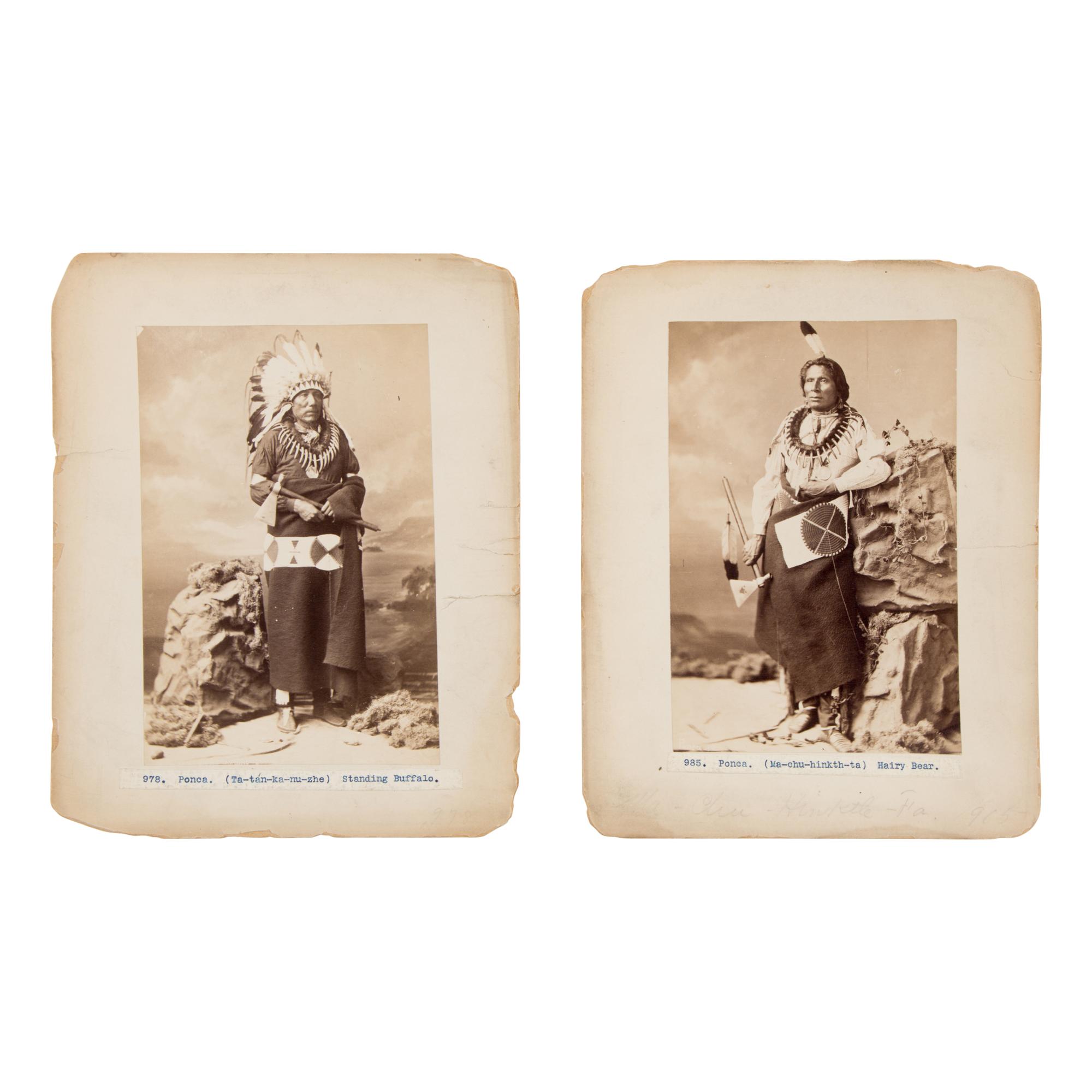 Charles M. Bell (1848-1893) — Hairy Bear and Standing Buffalo, Ponca