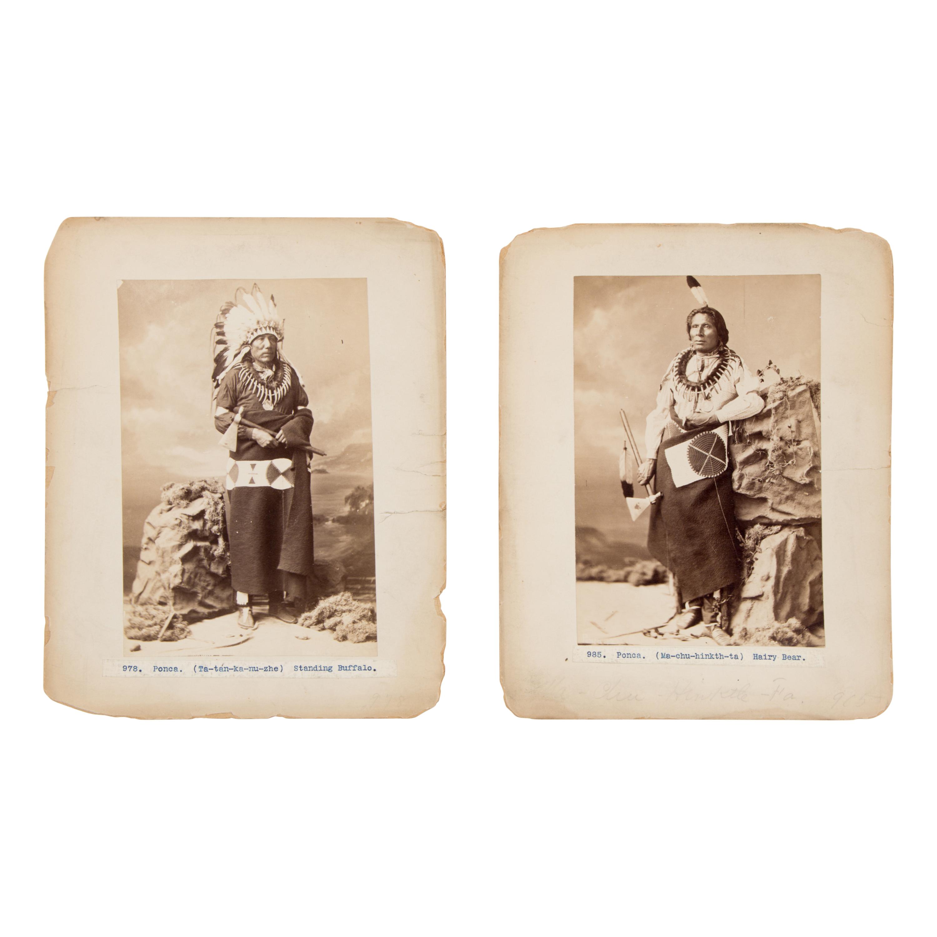Charles M. Bell (1848-1893) — Hairy Bear and Standing Buffalo, Ponca