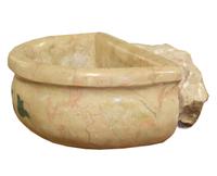 A Marble Font 9" W x 10" D x 5" H — Italian, 19th Century