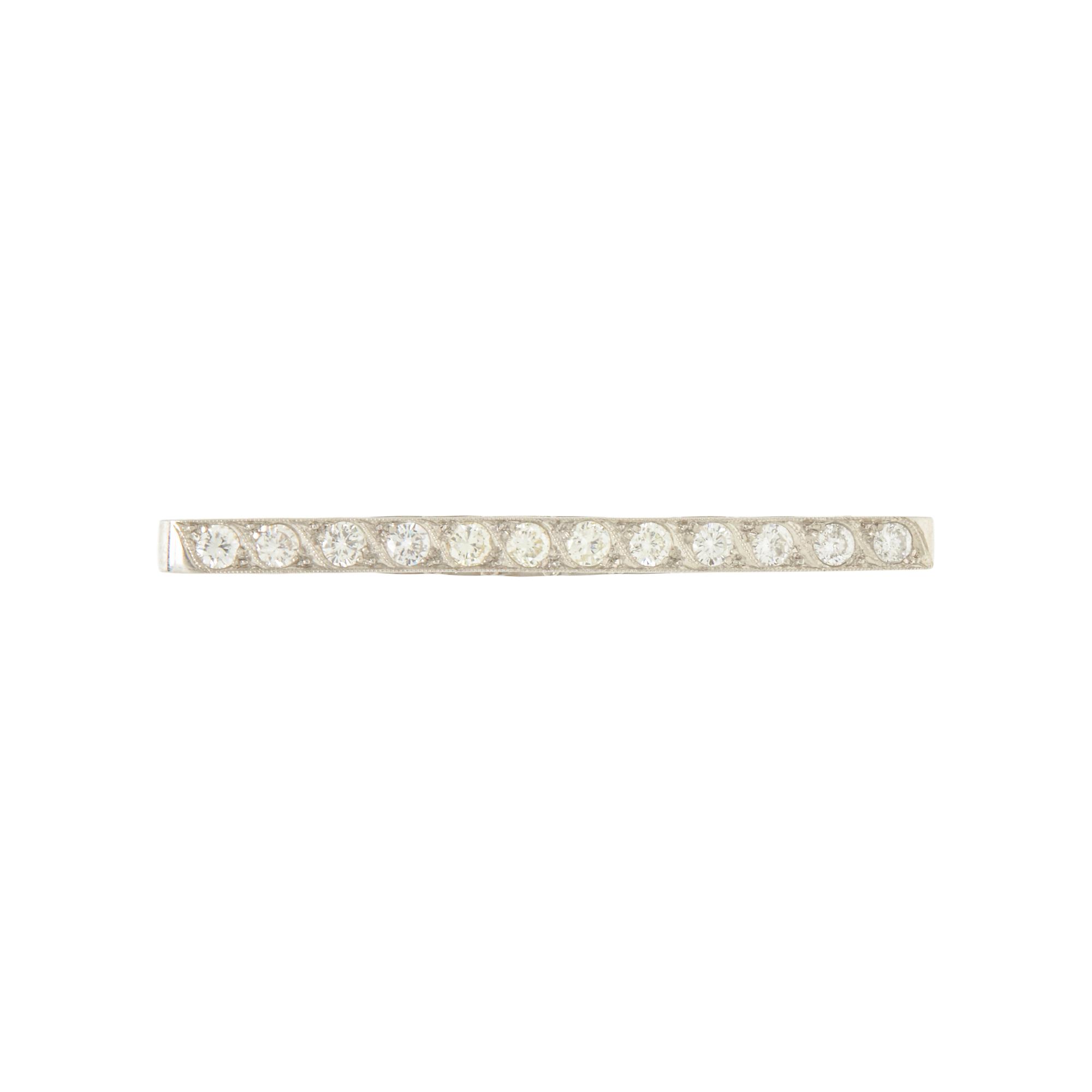 TIFFANY & CO., PLATINUM, YELLOW GOLD, AND DIAMOND BAR PIN
