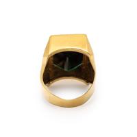 H. STERN, GREEN TOURMALINE AND GOLD RING