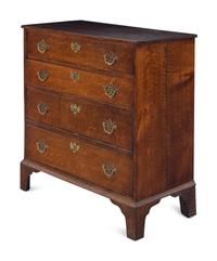 A George III Oak Chest of Drawers