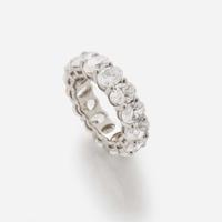 A Platinum and Diamond Eternity Ring