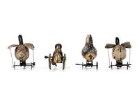 Four German Tin Windup Toys