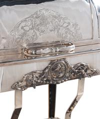 A French Silver-Plate Roast Trolley