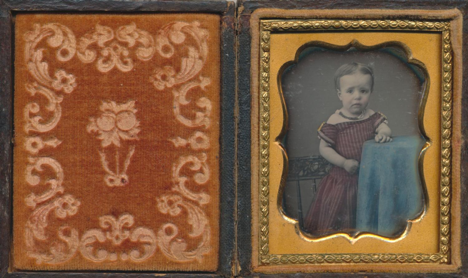 [Daguerreotype] Tinted Toddler