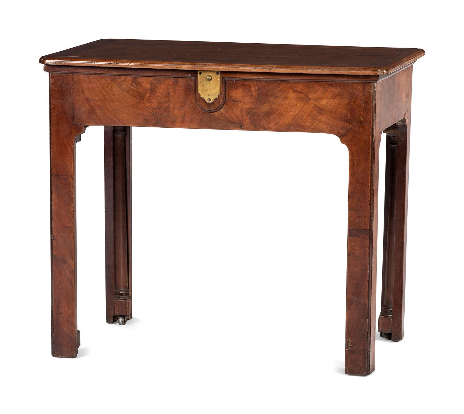 A Late George III Mahogany Architect's Desk
