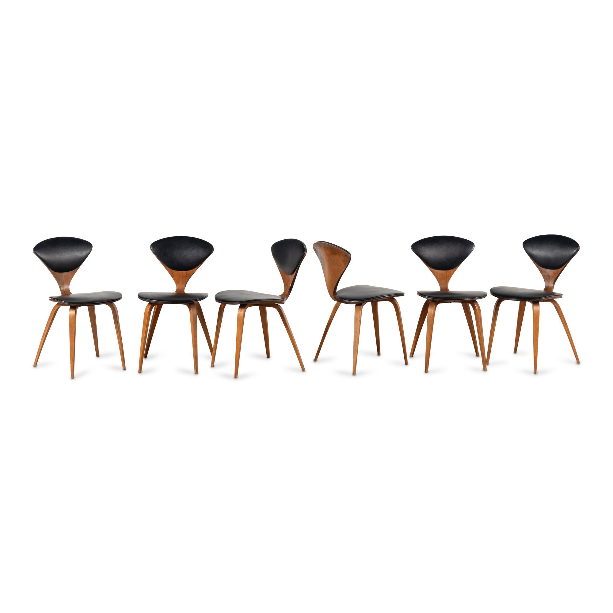 A Set of Six Dining Chairs