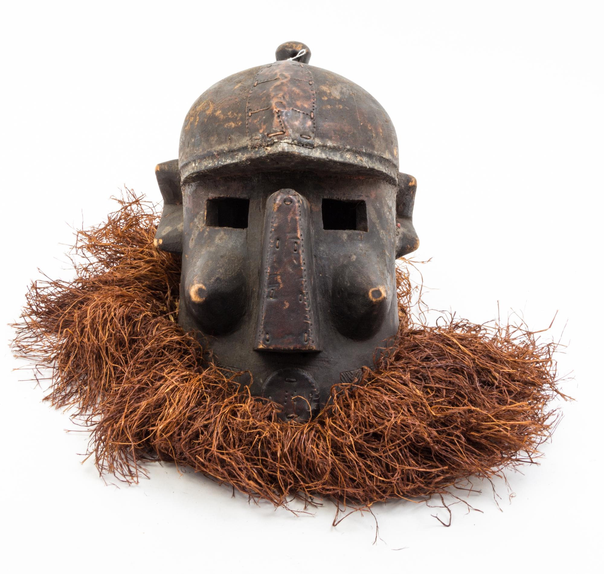 A Basuku Helmet Mask Height 13 inches.