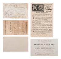 [ADVERTISING]. A collection of 117 trade cards featuring African American subjects. Late 19th-early 20th century.