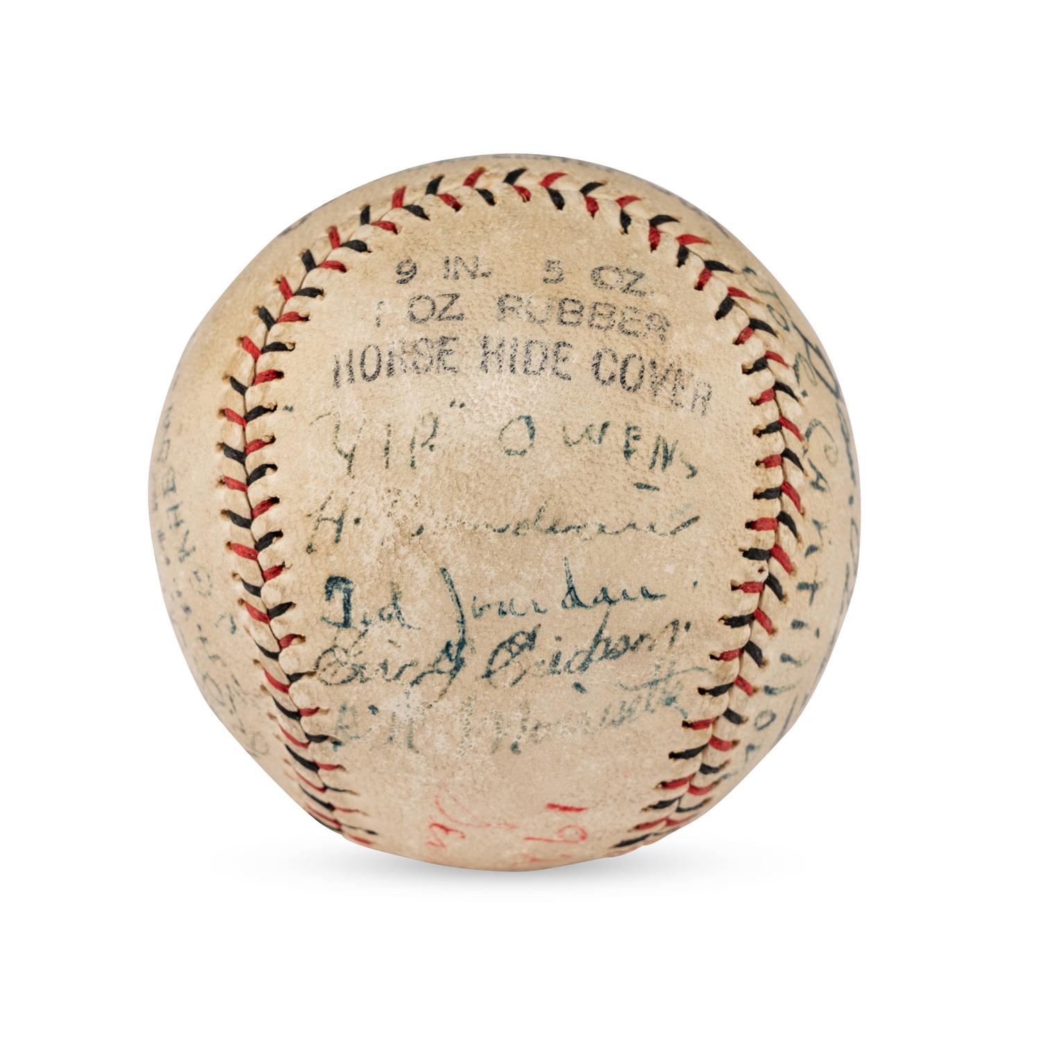A 1923 Minneapolis Millers Team Signed Autograph Baseball