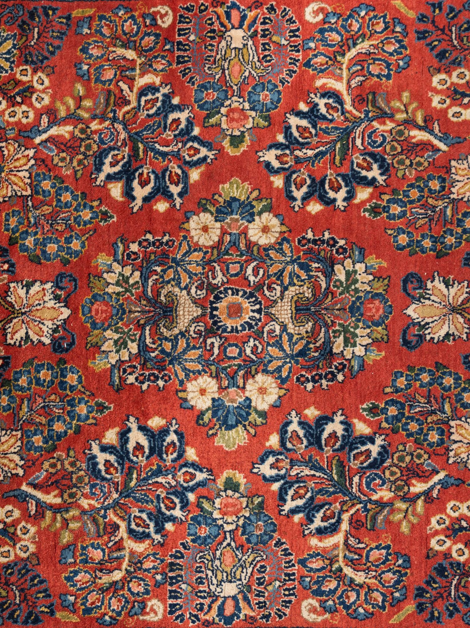 A Sarouk Wool Rug