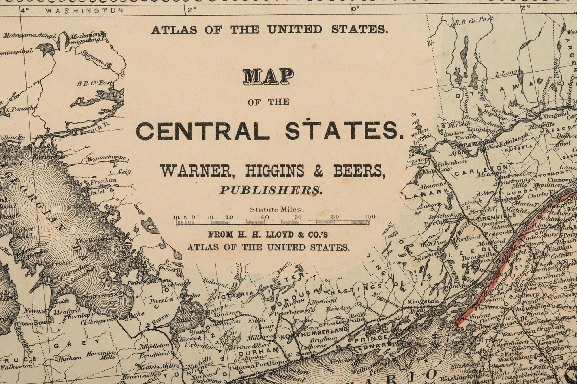 A Group of Five Maps of the Midwest