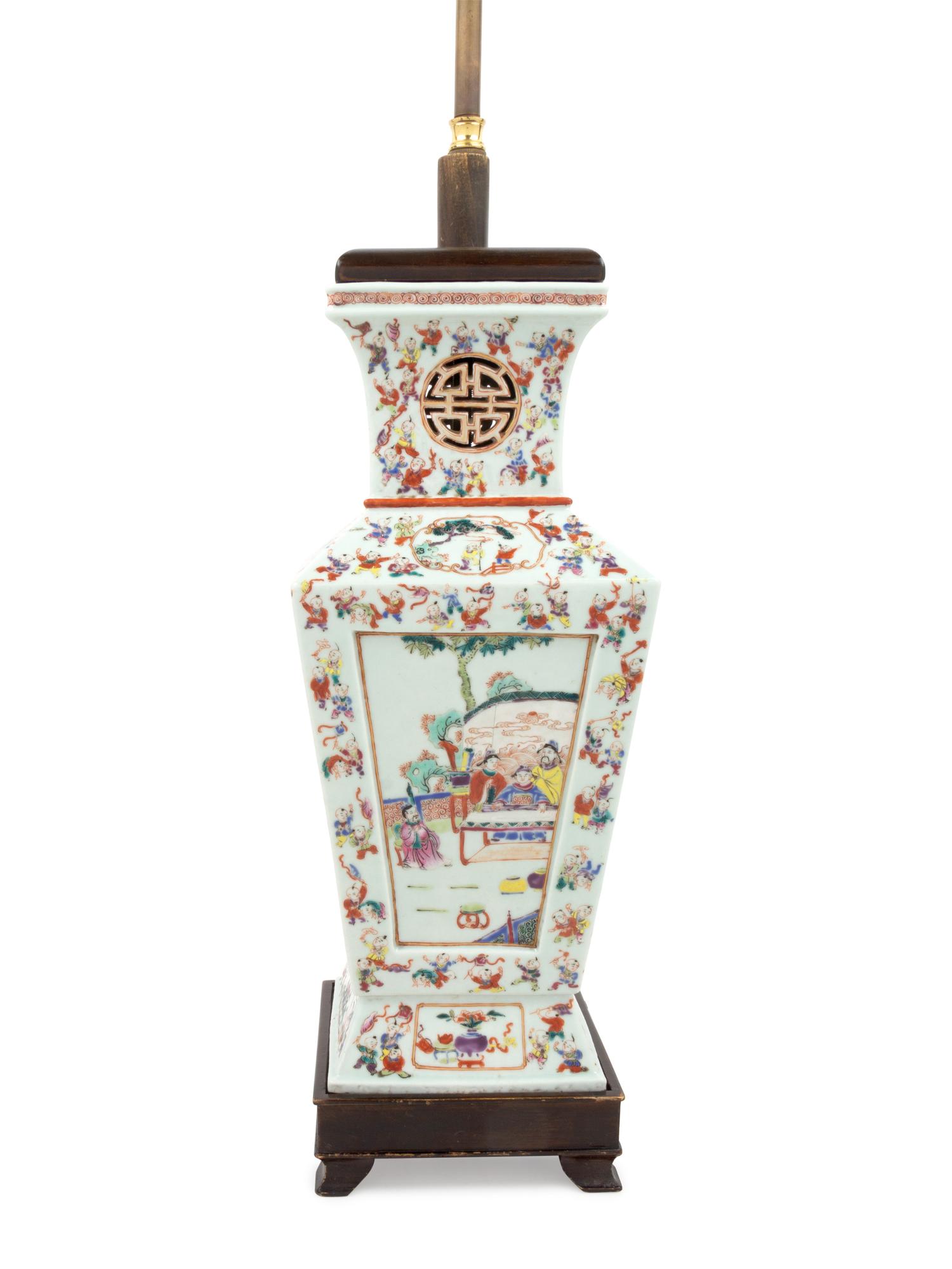 A Chinese Export Porcelain Vase