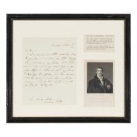 Wellesley, Arthur, 1st Duke of Wellington (1769-1852). Autograph letter signed ("Wellington") to Sir James Graham, Brussels, 13 April 1815.