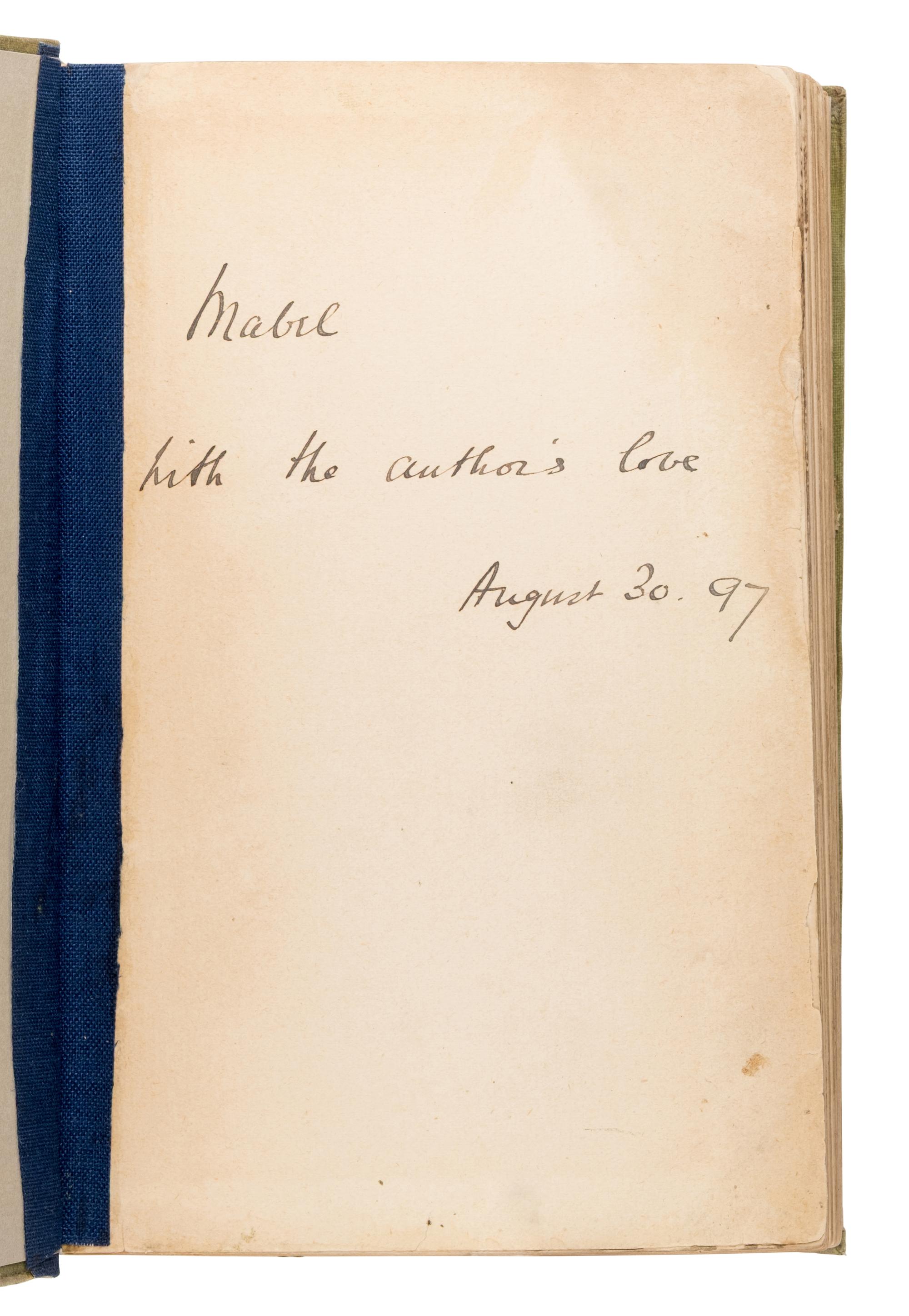 Maugham, W. Somerset (1874-1965). Liza of Lambeth . London: T. Fisher Unwin, 1897.