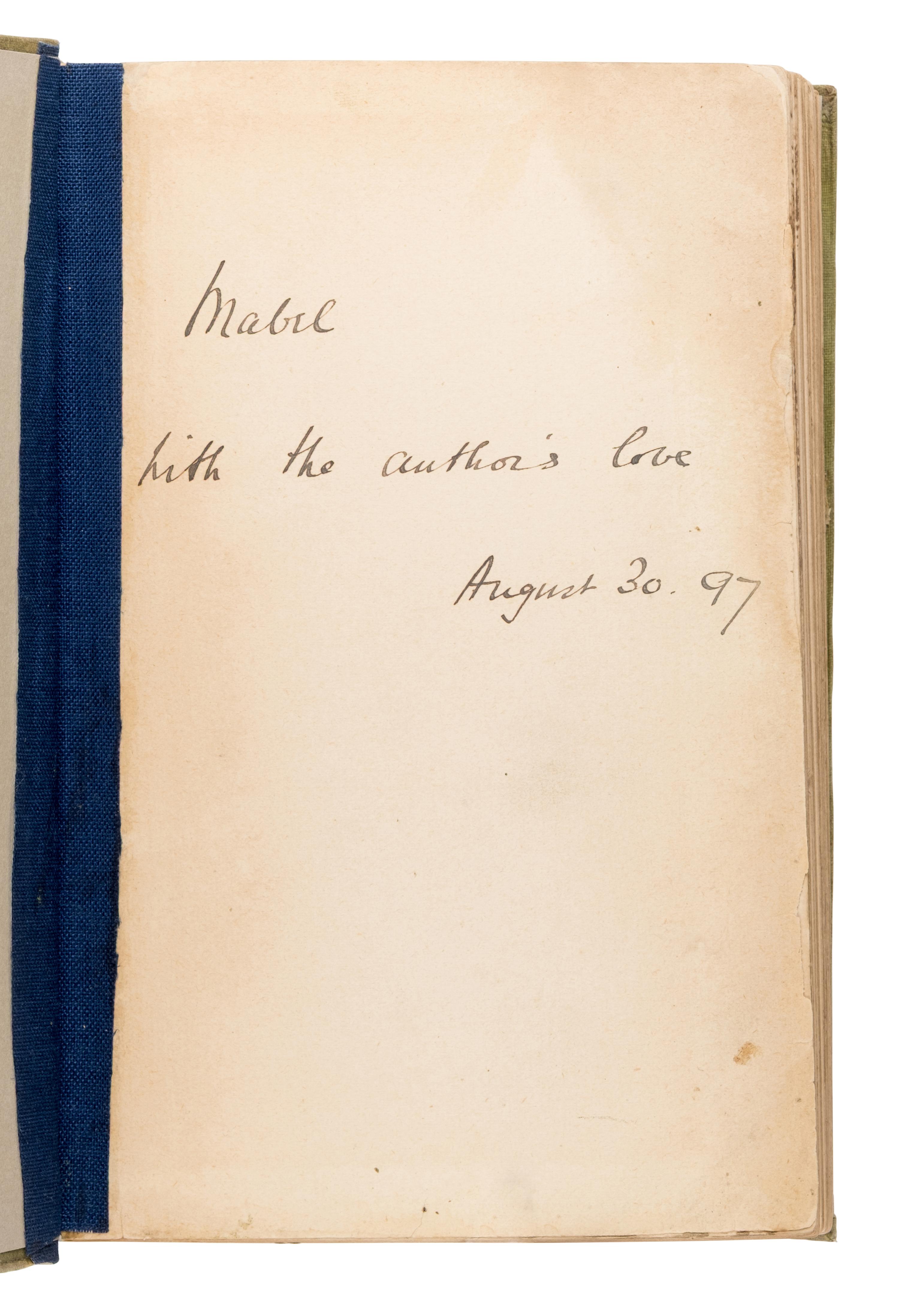 Maugham, W. Somerset (1874-1965). Liza of Lambeth . London: T. Fisher Unwin, 1897.