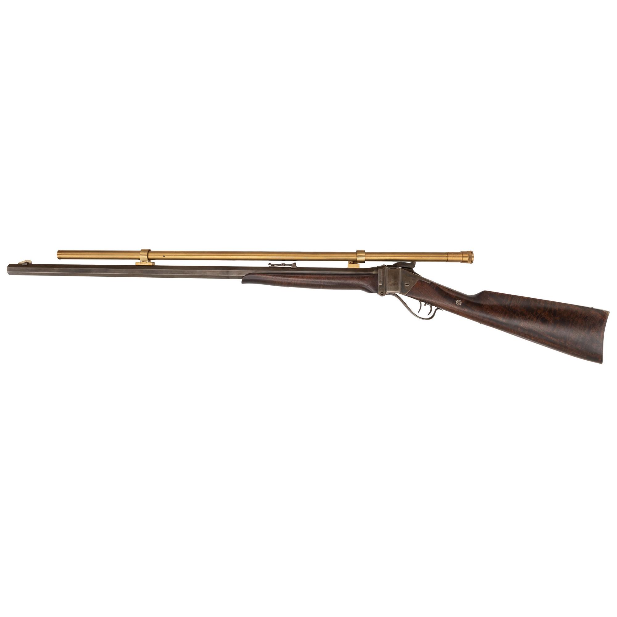 *Dixie Gun Works Inc. Sharps Rifle with Reproduction Malcolm Scope