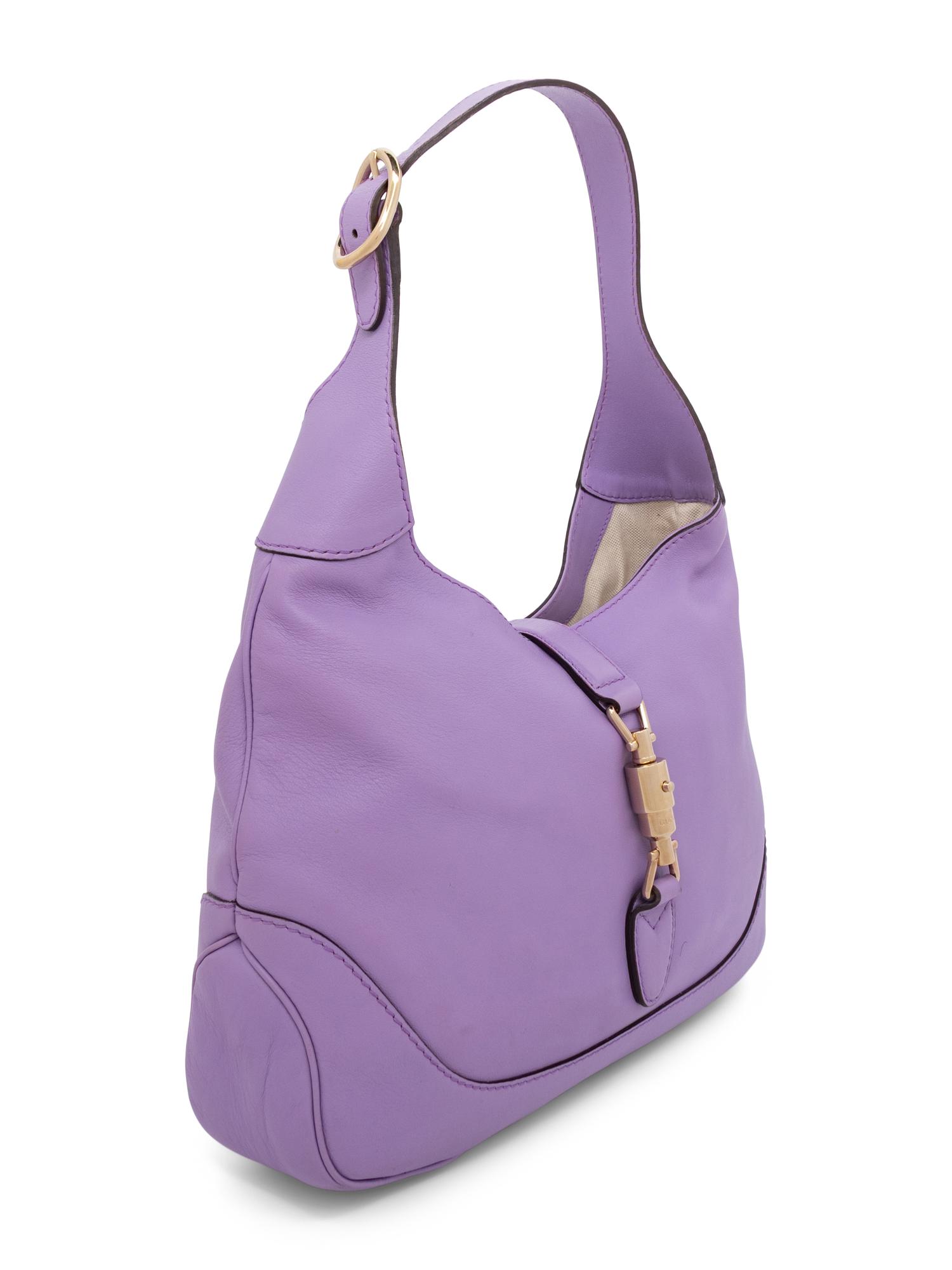 GUCCI, LARGE LILAC JACKIE BAG
