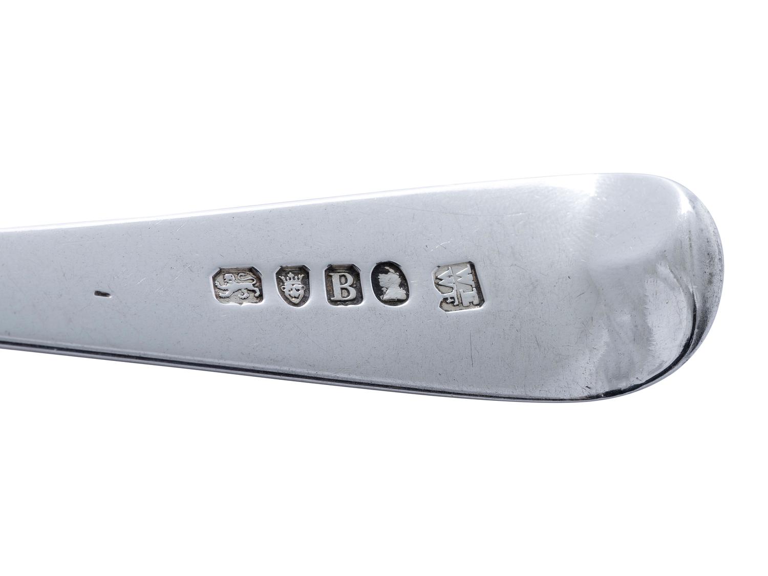 A Georgian Silver Flatware Service
