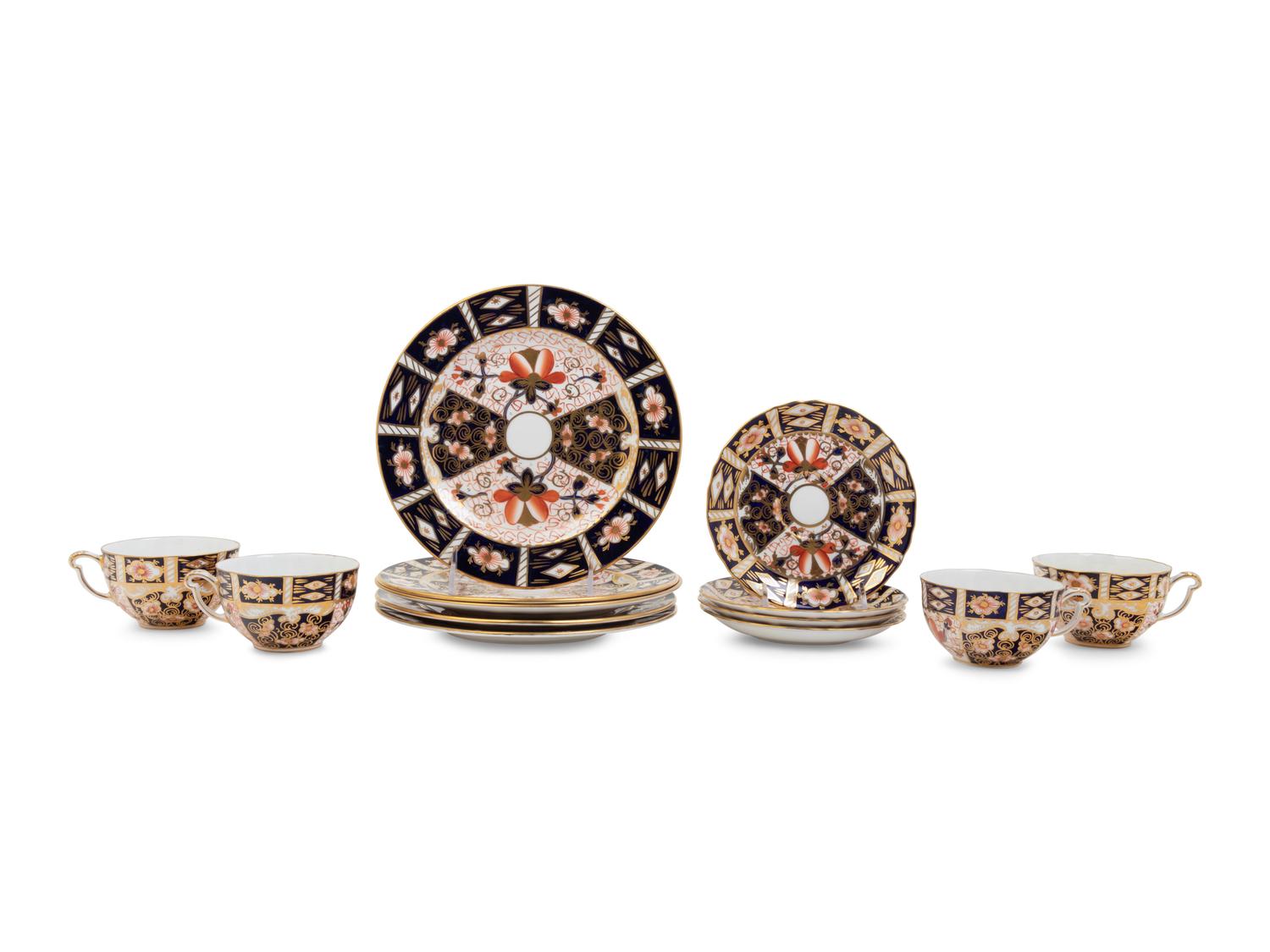 Thirteen Royal Crown Derby Porcelain Articles