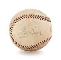 A Gabby Hartnett and Guy Bush Multi Signed Chicago Cubs Baseball