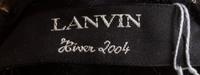 A Lanvin Black Silk Sleeveless Dress,