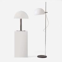 Modern A Table Lamp and Adjustable Floor Lamp, circa 1960s