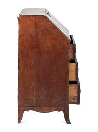 A Federal Figured Walnut Slant-Front Desk