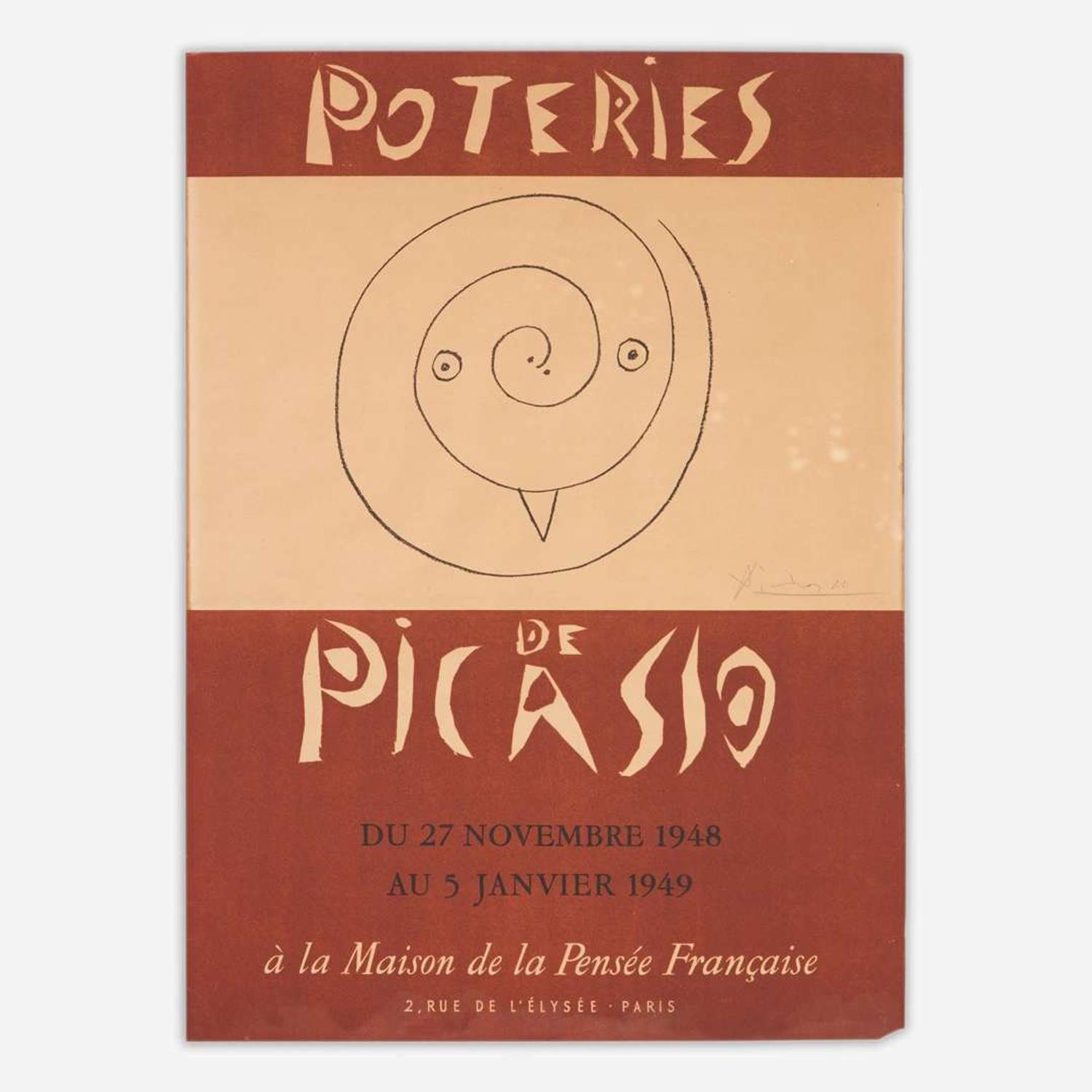 [Art] [Picasso, Pablo] Poteries de Picasso