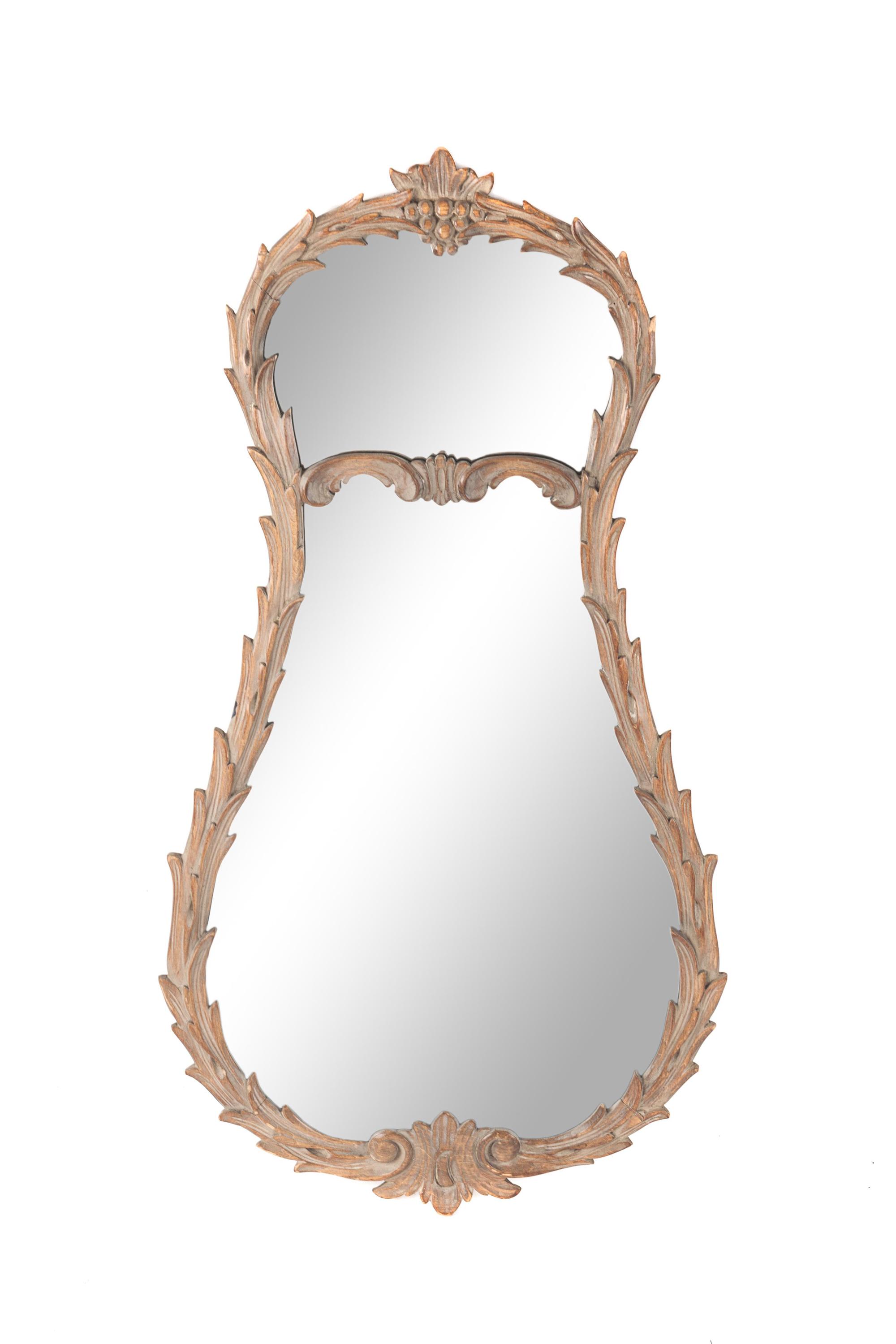 A Continental Pine Mirror
