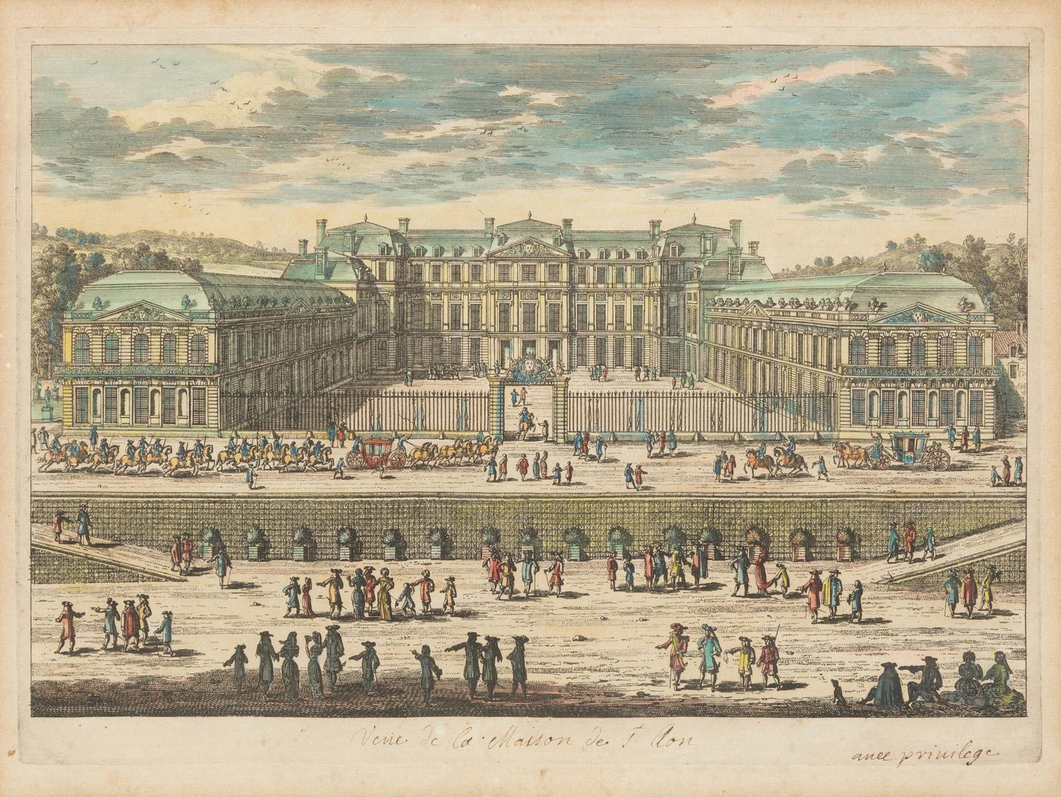 Two French Hand Colored Engravings