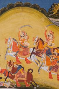 Three Indian Miniature Paintings