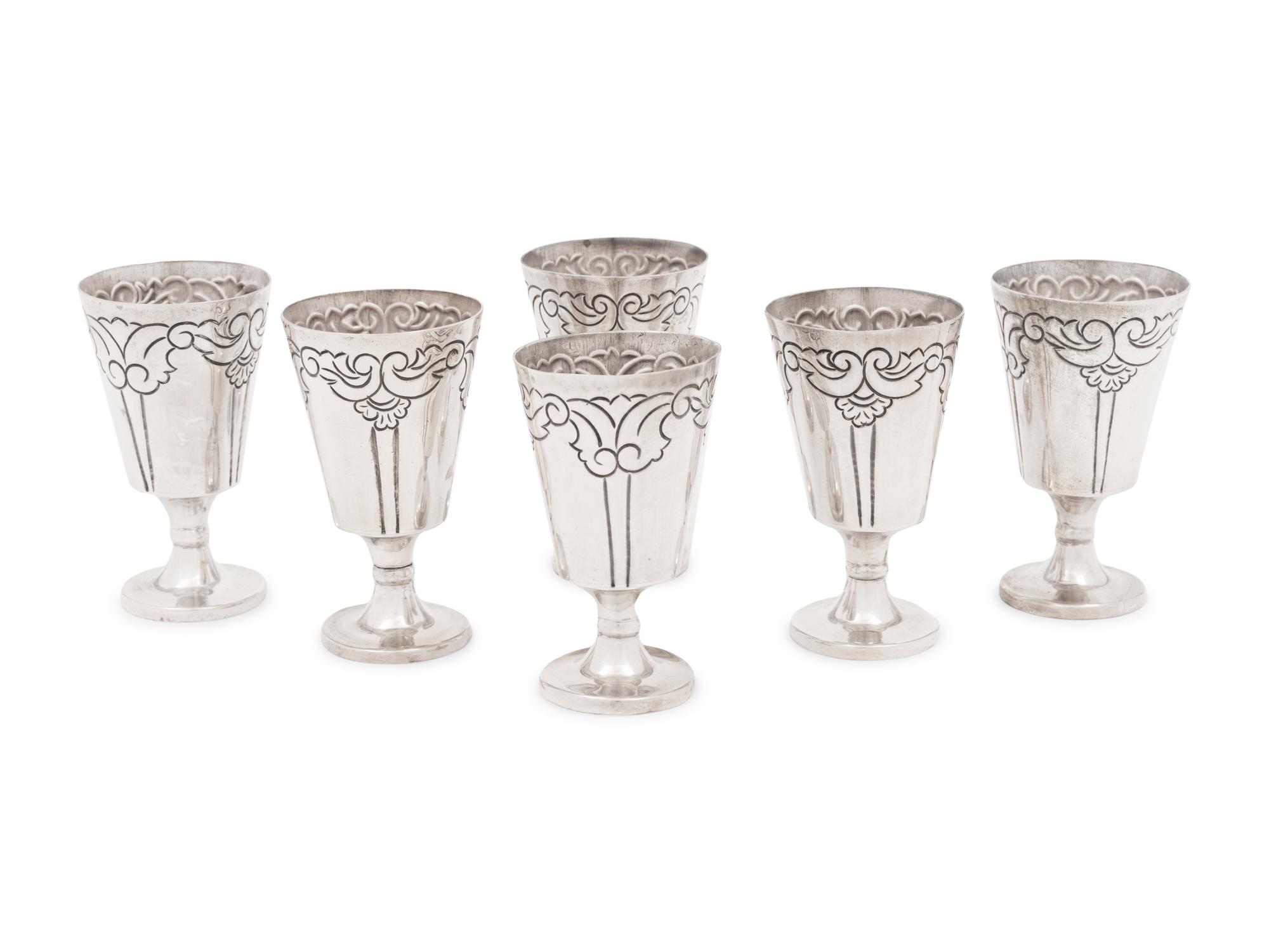 A Collection of Mexican and American Silver Table Articles