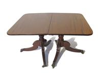 Classical double pedestal dining table england or america, early 19th century
