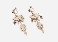 A Pair of Victorian Onyx Drop Earrings
