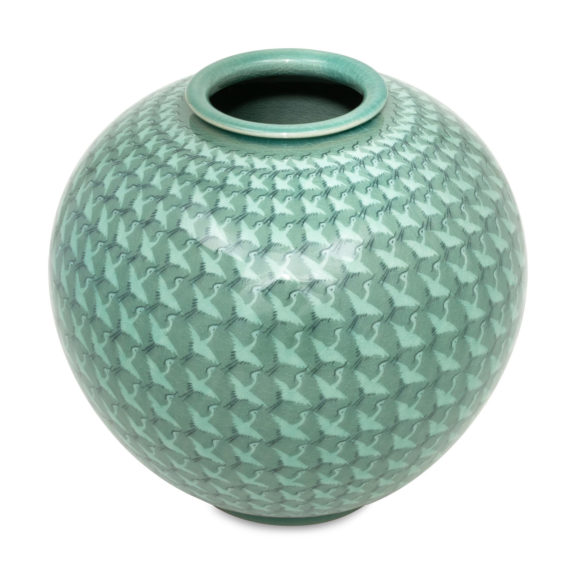 A Korean Inlaid Celadon Vase