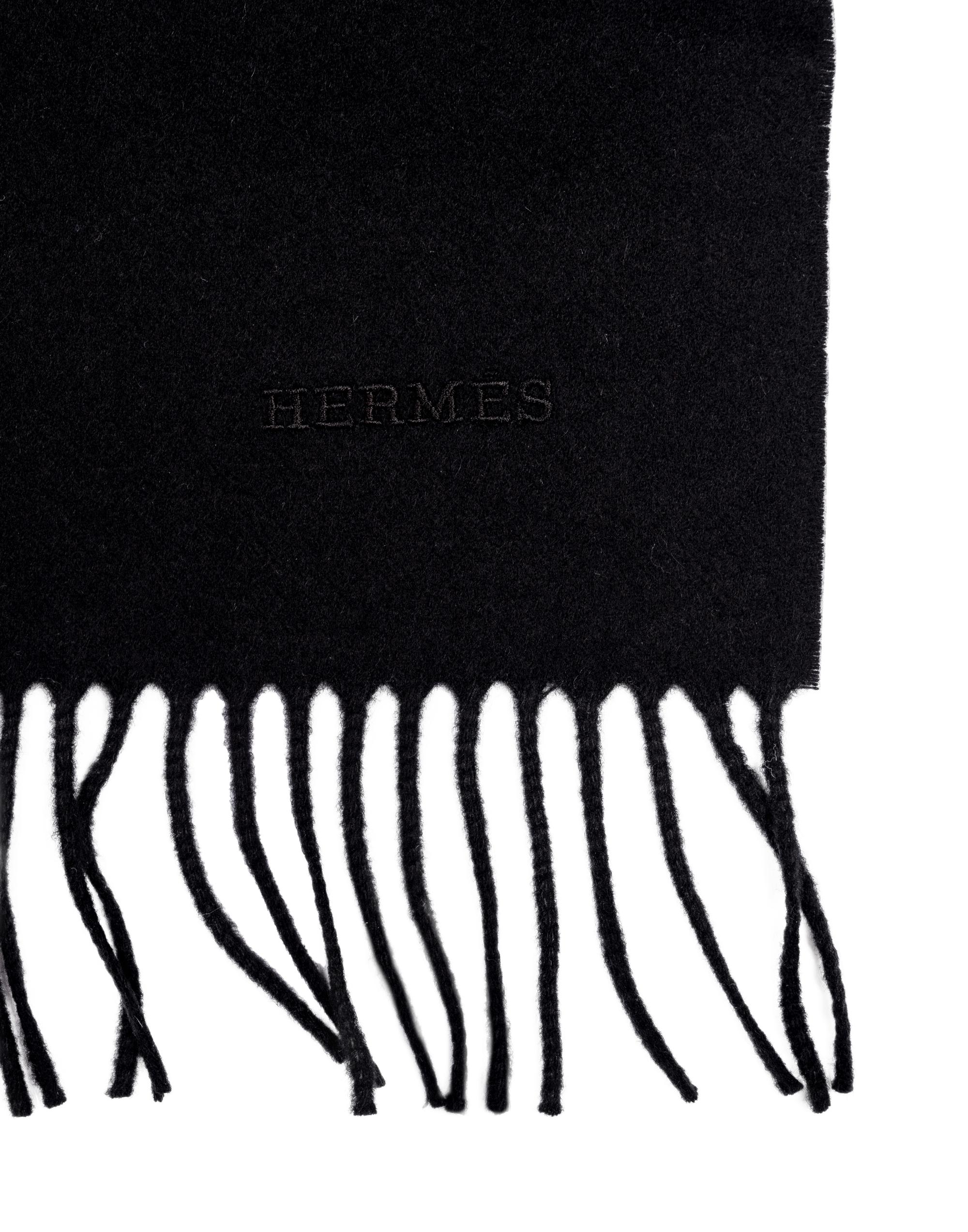 Two Hermès Cashmere Scarves