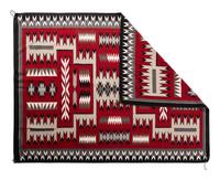 Roomsize Navajo Storm Pattern Weaving / Rug