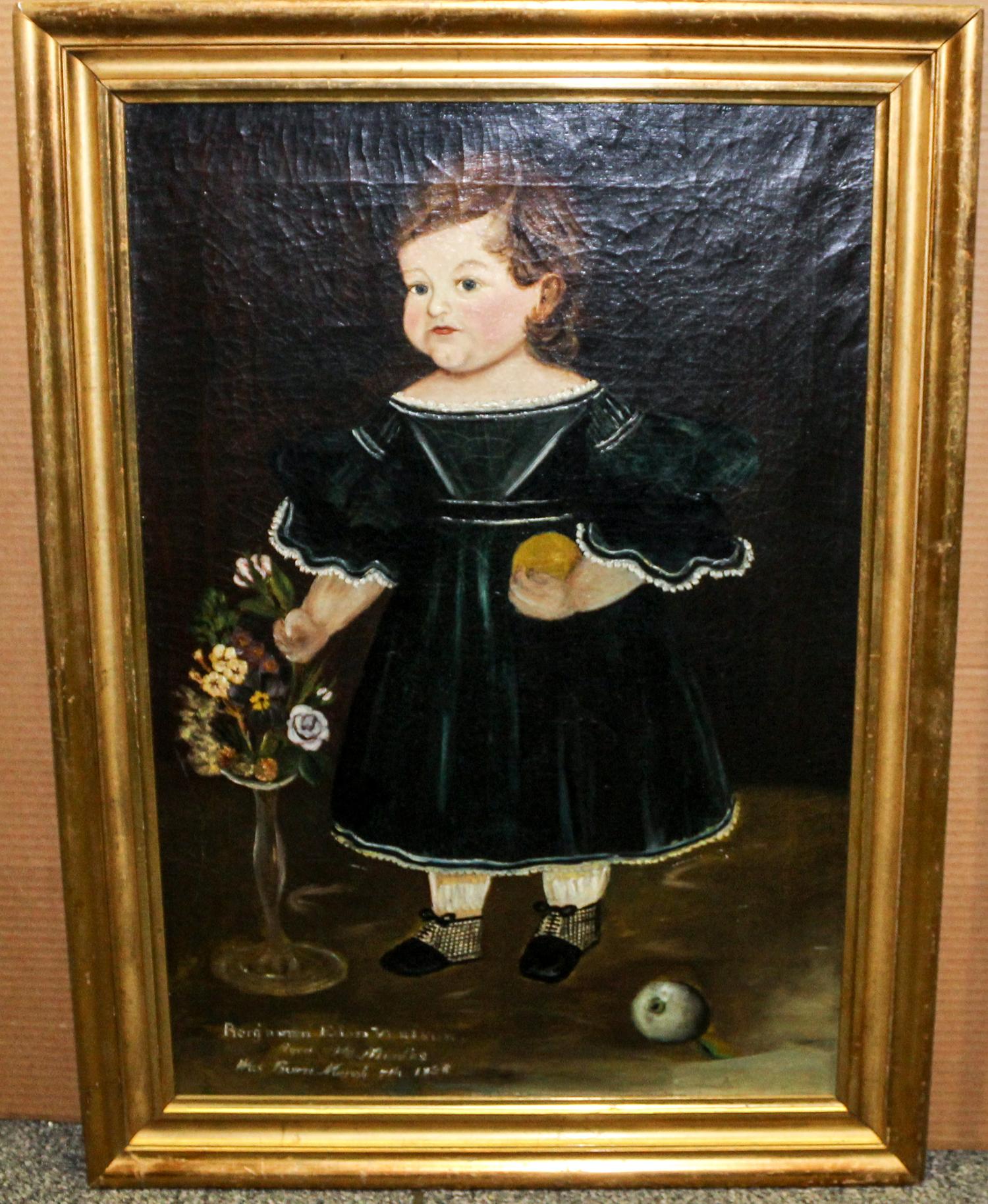 Artist Unknown, , Portrait of Benjamin Eden Watson as boy