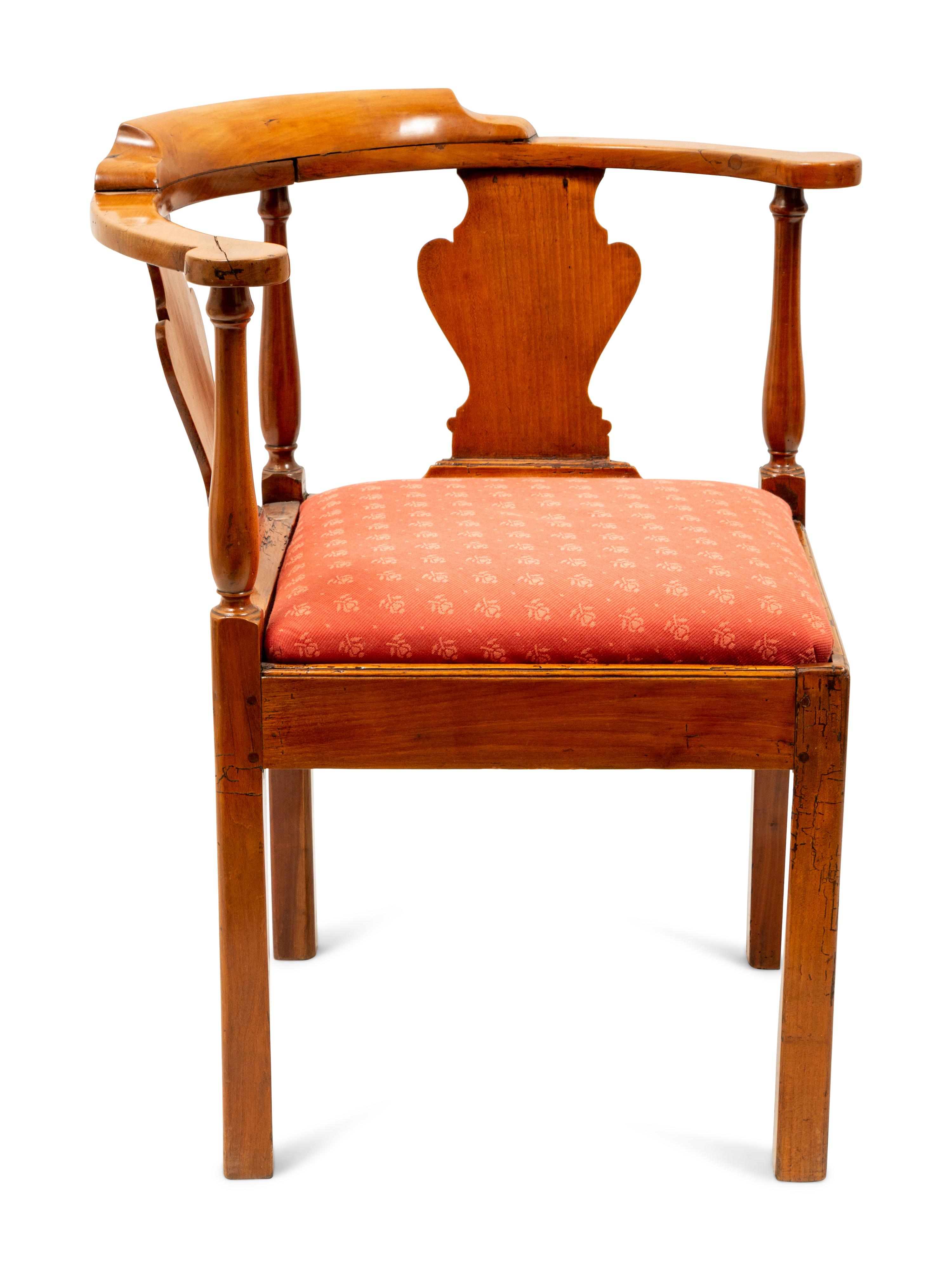 A George III Style Corner Chair