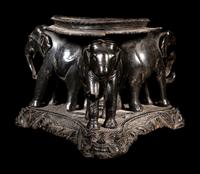 A Chinese Copper Gu Vase