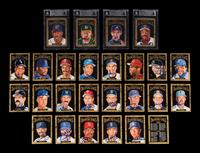 A Group of 25 1995 Donruss Diamond Kings Signed Autograph Baseball Cards,